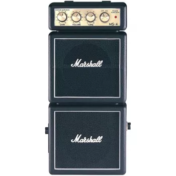 MRH Marshall MS-4 Micro Stack Solid State 1W Mikro wzmacniacz gitarowy, czarny