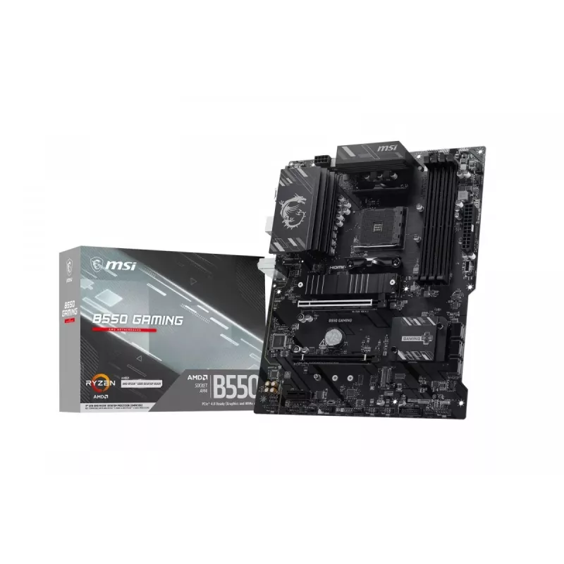 MSI B550 GAMING Płyta główna - AMD B550 Chipset, Socket AM4, ATX, DDR4, HDMI/DP