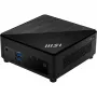 MSI Cubi 5 12M 407BEU Barebone Mini-PC, Intel Core i3-1215U, 0GB RAM, Brak pamięci masowej, Wi-Fi 6E, Bluetooth 5.3, Czarny
