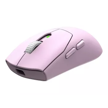 MSI FORGE GM340 W Lekka Mysz Gamingowa z Sensorem PixArt PAW-3311, do 12 000 DPI, Bezprzewodowa Tri-Mode (2.4GHz/Bluetooth/USB-C), Fioletowa