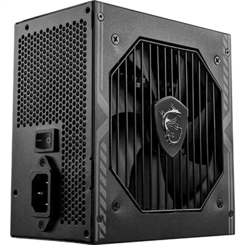 MSI MAG A750BN PCIE5 III 750W Zasilacz, 80 PLUS Bronze, Niewymienny, Czarny