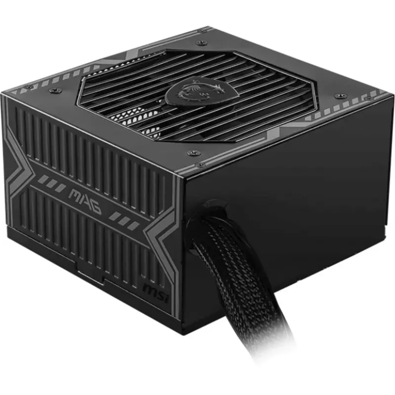 MSI MAG A750BN PCIE5 III 750W Zasilacz, 80 PLUS Bronze, Niewymienny, Czarny