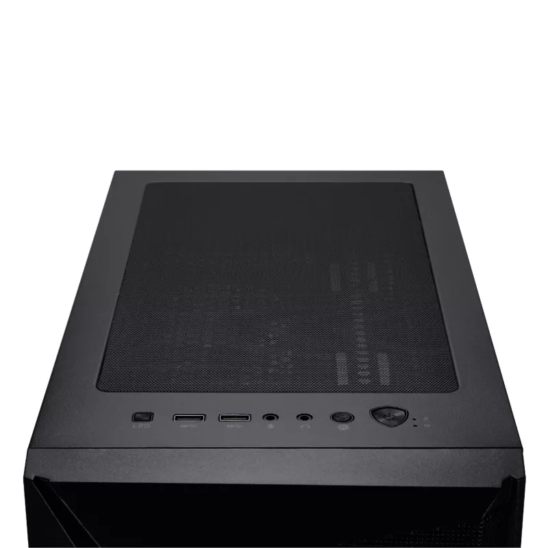 MSI MAG FORGE 130A Airflow ATX Mid-Tower Obudowa Gamingowa - Czarna, Szkło hartowane, 4x wentylatory ARGB