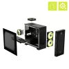 MSI MAG Infinite S AI 2NVM7-002AT Desktop PC (Black/Transparent, Windows 11 Home)