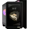MSI MEG Vision X AI 2NVV9-285AT Desktop PC (Black/Transparent, Windows 11 Home)