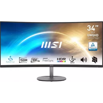 MSI MP341CQ 34-Inch Curved Monitor (produkt odnowiony)