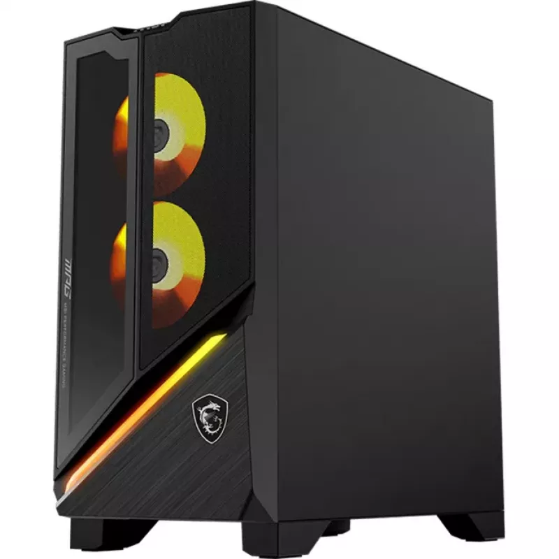 MSI MPG Infinite Z3 9NVPR7-883AT Gaming Desktop - Intel Core i7-13700F, RTX 4070, 32GB DDR5, 1TB NVMe SSD + 2TB HDD, Windows 11 Home, Czarny/Przezroczysty