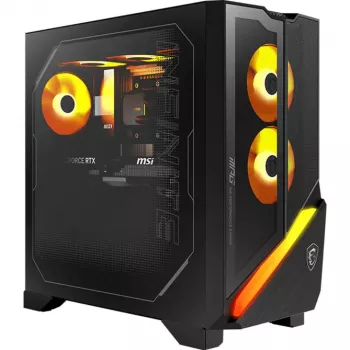 MSI MPG Infinite Z3 9NVPR7-883AT Gaming Desktop - Intel Core i7-13700F, RTX 4070, 32GB DDR5, 1TB NVMe SSD + 2TB HDD, Windows 11 Home, Czarny/Przezroczysty