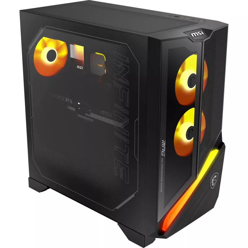 MSI MPG Infinite Z3 X3D Gaming Desktop PC, AMD Ryzen 7 7800X3D, 32GB DDR5, 1TB NVMe SSD, NVIDIA GeForce RTX 4070 Ti, Windows 11 Home, Czarny