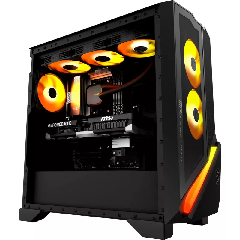 MSI MPG Infinite Z3 X3D Gaming Desktop PC, AMD Ryzen 7 7800X3D, 32GB DDR5, 1TB NVMe SSD, NVIDIA GeForce RTX 4070 Ti, Windows 11 Home, Czarny