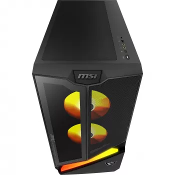 MSI MPG Infinite Z3 X3D Gaming Desktop PC, AMD Ryzen 7 7800X3D, 32GB DDR5, 1TB NVMe SSD, NVIDIA GeForce RTX 4070 Ti, Windows 11 Home, Czarny