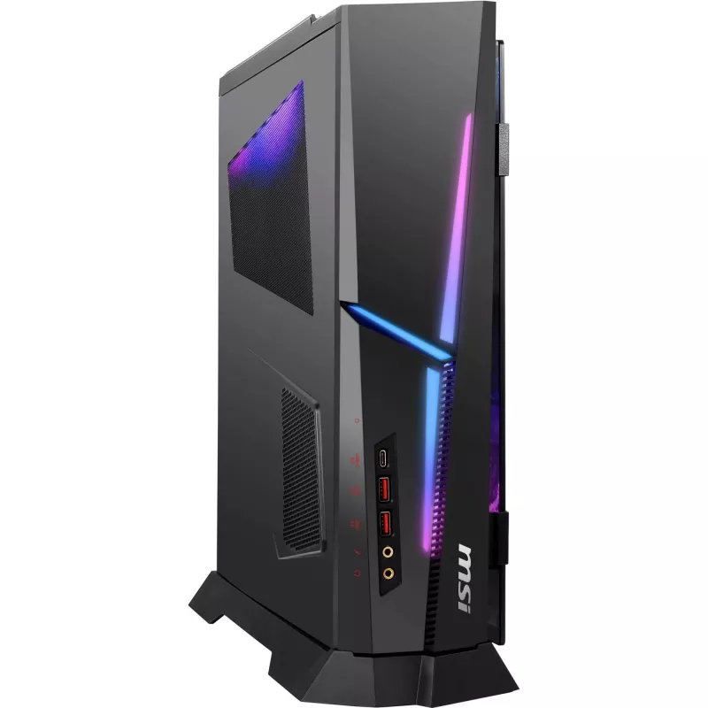 MSI MPG Trident AS AI 2NVM7-073EU Gaming Desktop PC, Intel Core i7-13700F, 16GB DDR4, 1TB NVMe SSD, NVIDIA GeForce RTX 4060 8GB, Windows 11 Home, Czarny