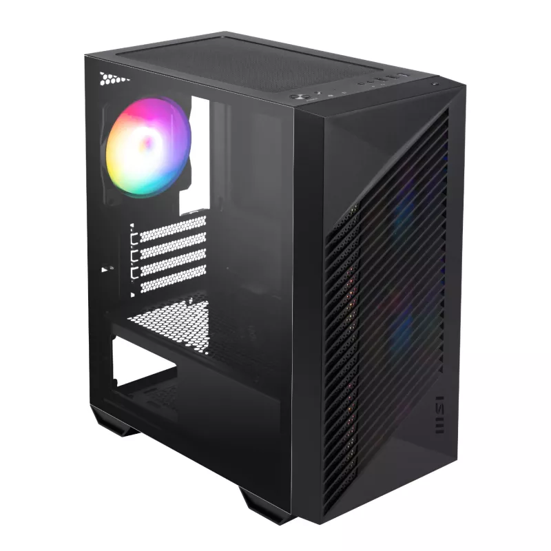 MSI PRO FORGE M050A Micro-ATX Gaming Chassis - Czarny
