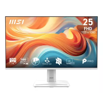 MSI PRO MP251W E14A 24,5-calowy monitor biurowy Full HD IPS 100Hz, biały