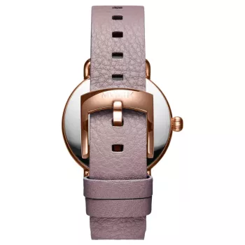 Zegarek damski MVMT Nova Chrono D-FR01-RGPU 36mm Różowe Złoto Stal Szlachetna Fioletowa Skóra
