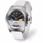 MyKronoz ZeTime Smart Watch Srebrny/Biały Silikon Płaski