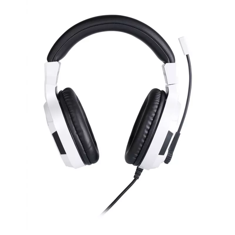 NACON PS4 Gaming Headset V3 Biały - Przewodowe słuchawki nauszne z mikrofonem na PlayStation 4, PC, Mobile