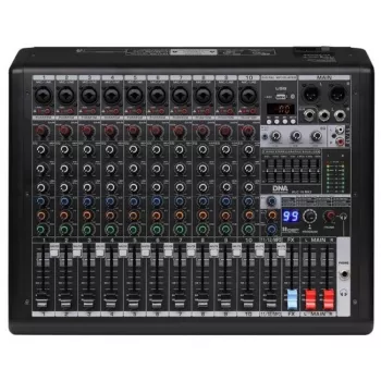 NATEC DNA HLC 10 MK2 Analogowy Mikser Dźwięku 10 Kanałów