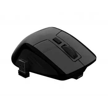 Natec Jaguar Pro Bezprzewodowa mysz gamingowa, 2.4 GHz + Bluetooth, 4000 DPI, czarna