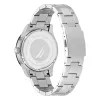 Zegarek męski NAUTICA NAPPBF201 Kwarcowy Analogowy z Niebieską Tarczą i Niebieskim Paskiem Silikonowym, 42 mm