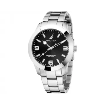 Zegarek męski Nautica NAPPBF205 Kwarcowy Chronograf 42mm Niebieski Silikon