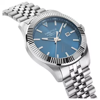 Zegarek męski Nautica NAPPBS248 Analogowy Kwarcowy 43mm Czarna Tarcza Pasek Silikonowy
