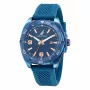 Zegarek męski Nautica Porthole Chronograf Kwarcowy NAPTCF201 44mm Niebieska Tarcza Silikonowy Pasek