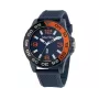 Zegarek męski Nautica Quartz Chronograph NAPFWS302 45mm Niebieska tarcza Silikonowy pasek