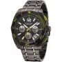 Zegarek męski Nautica Quartz NAPTCF210 44mm Stal nierdzewna Niebieska tarcza Pasek silikonowy