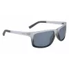 Okulary przeciwsłoneczne Nautica N3651SP-071 Pilot dla mężczyzn, polaryzacyjne - czarna oprawka, szare szkła 62mm
