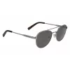 Okulary przeciwsłoneczne męskie Nautica N4641SP-030, prostokątne, oprawka matowa czarna, soczewki szare, 53mm