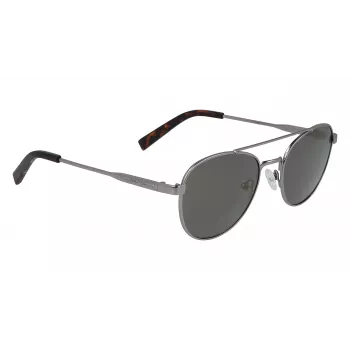 Okulary przeciwsłoneczne męskie Nautica N4641SP-030, prostokątne, oprawka matowa czarna, soczewki szare, 53mm