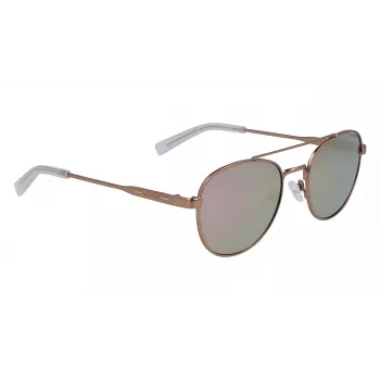 Nautica N4641SP-785 Męskie prostokątne okulary przeciwsłoneczne z polaryzacją, brązowy szylkret, 53 mm