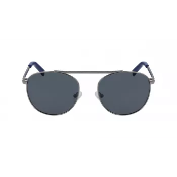 Okulary przeciwsłoneczne męskie NAUTICA N4642SP-030 polaryzowane prostokątne matowa czerń 54mm