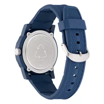 Zegarek męski Nautica NAPATS305 Kwarcowy Analogowy Niebieska Tarcza Pasek Silikonowy 42,5mm