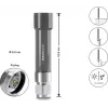 Antena GNSS Navilock złącz N 18 dB aktywna zewnętrzna szara 10 cm (60738)