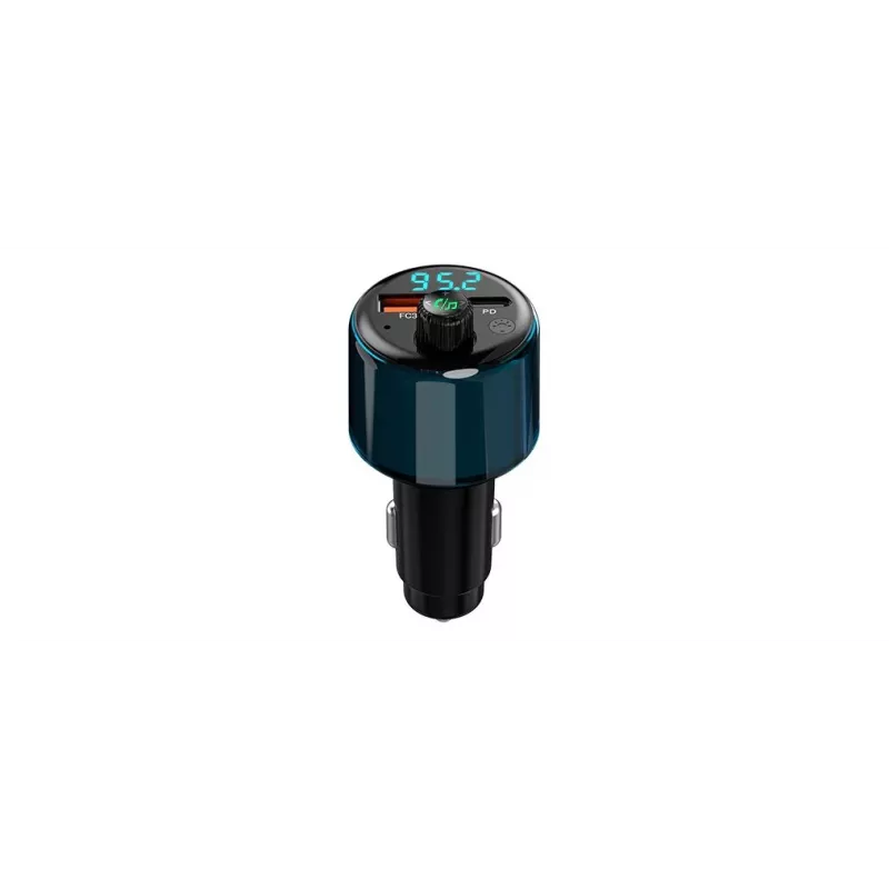 NAVITEL BHF05 MAX Wielofunkcyjny Nadajnik FM z Bluetooth 5.0, USB, Zestaw Głośnomówiący, Wyświetlacz LED, Szybkie Ładowanie QC3.0