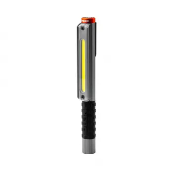 NEBO Lil Larry 500 Flex ładowalna latarka LED COB 500 lumenów z podstawą magnetyczną, USB-C, IPX4