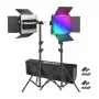 Zestaw świateł LED RGB NEEWER 2×660 PRO II z 2×200cm statywami
