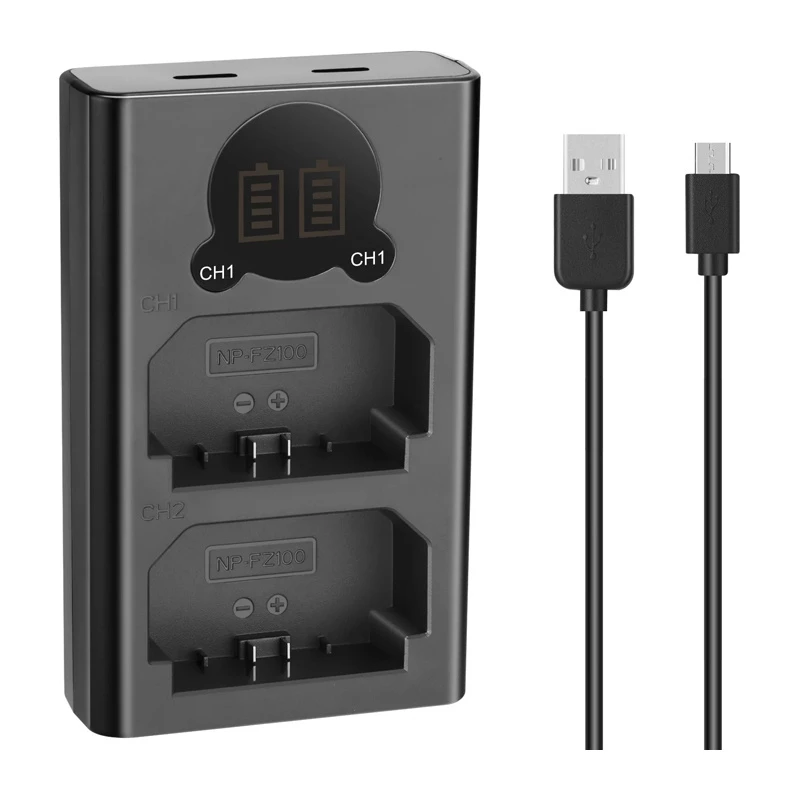 NEEWER DL-FZ100 Dual Battery Charger do baterii NP-FZ100-S