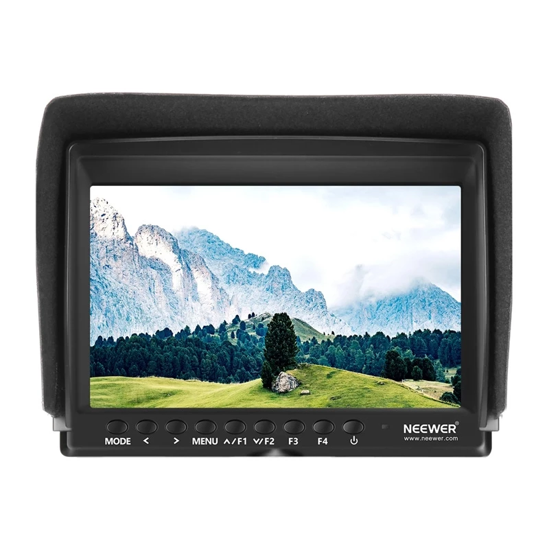 NEEWER F100 Monitor polowy + Ładowarka USB + Zestaw baterii