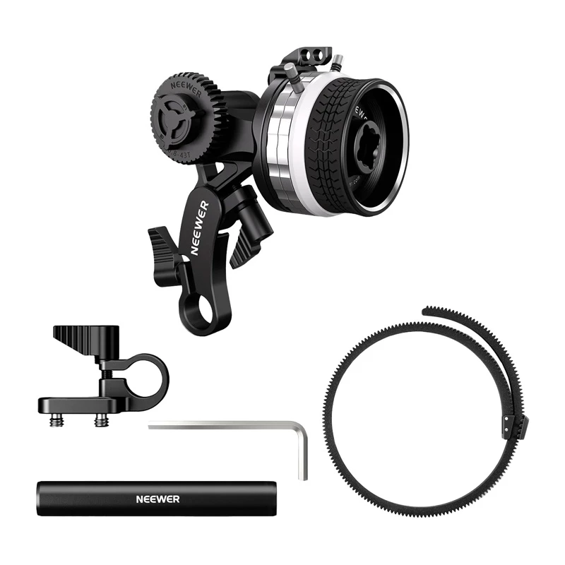 NEEWER PG001 Mini Follow Focus z ogranicznikami A/B