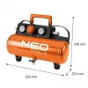 NEO TOOLS 04-620 Kompresor powietrza olejowy 24L 1.5kW 8bar 200L/min