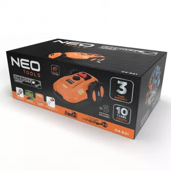 NEO Tools 04-621 40V Bezprzewodowa kosiarka z napędem bezszczotkowym z koszem na trawę 40L i funkcją mulczowania