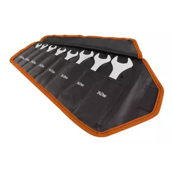 NEO TOOLS 09-860 Klucz nastawny 250 mm, stal chromowo-wanadowa, z uchwytem bimaterialowym, DIN 3117, maks. rozwarcie szczęk 30 mm, czarny/szary