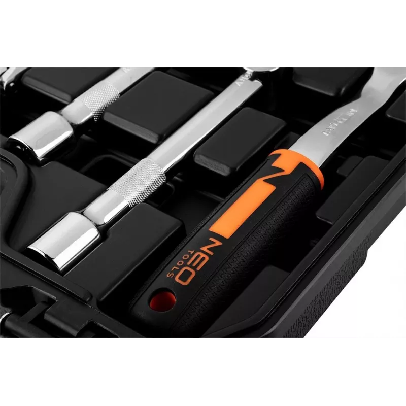 NEO Tools 10-042 1/4 Cala Napęd 46-elementowy Zestaw nasadek z bitami i akcesoriami