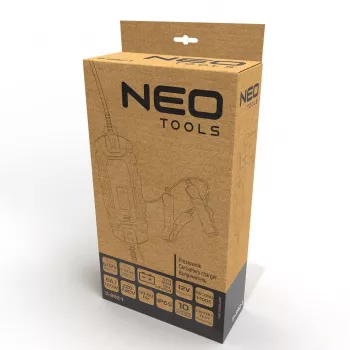 NEO Tools 11-892-1 Krokodylki do prostownika akumulatora, 15A, 12V/24V, para