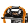 NEO TOOLS 12K010 Pionowy, olejowy sprężarka powietrza, zbiornik 40 L, 230 V, 1.5 kW, 8 bar, wydajność ssania 206 L/min, koła i uchwyt