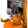 NEO TOOLS 12K010 Pionowy, olejowy sprężarka powietrza, zbiornik 40 L, 230 V, 1.5 kW, 8 bar, wydajność ssania 206 L/min, koła i uchwyt