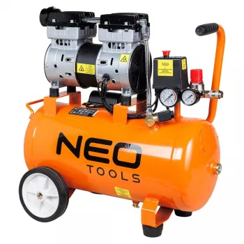 NEO TOOLS 24L Kompresor bezolejowy 1.5kW 8bar 180L/min
